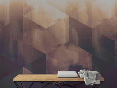 Newmor Watercolour Geometric Copper 1