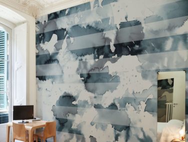 Newmor Watercolour Stripe Room