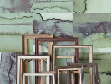 Newmor Watercolour Tiles Green 2