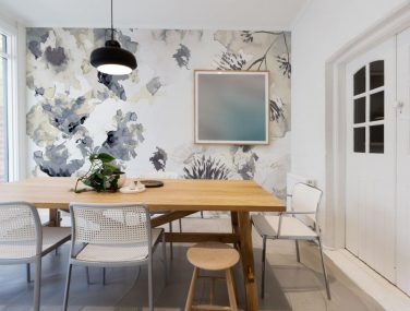 Newmor Watercolour botanical yellow room 1