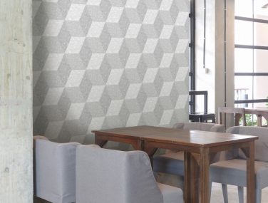 Mid Century Modern Marbled Paper Geo