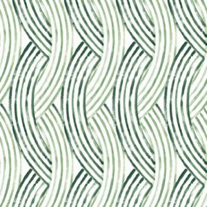 Zamora Green Brushstrokes Wallpaper