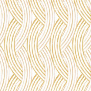 Zamora Yellow Brushstrokes Wallpaper