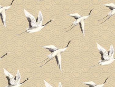 Discovery Japanese Cranes RICH GOLD DYW0013