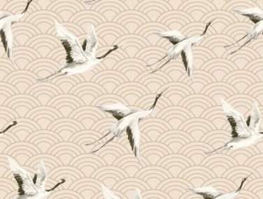 Discovery Japanese Cranes SALMON DYW0014