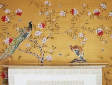 China Classic Collection Chinese garden with peacock Kempinski Hotel Francoforte