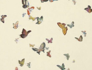 Collezione Butterflies: Tessuto da Parato Dipinto a Mano • Misha 2024 04 10 17 08 35