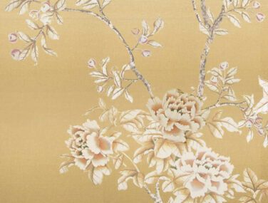 Collezione Chinese Winter Garden: Tessuto da Parato Dipinto a Mano • Misha 2024 04 10 17 06 17