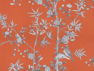 Collezione Gold Bamboo Garden: Tessuto da Parato Dipinto a Mano • Misha 2024 04 10 17 19 36