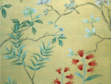 Collezione Imperial Garden: Tessuto da Parato Dipinto a Mano • Misha 2024 04 10 16 45 55