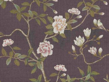 Collezione Imperial Garden: Tessuto da Parato Dipinto a Mano • Misha 2024 04 10 16 46 21