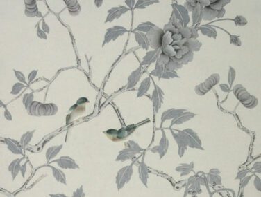 Collezione Pumpkin Garden: Tessuto da Parato Dipinto a Mano • Misha 2024 04 10 16 59 54