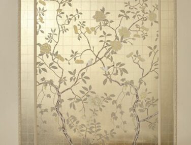 Collezione Pumpkin Garden: Tessuto da Parato Dipinto a Mano • Misha 2024 04 10 17 01 26