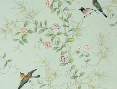 Collezione Spring Bamboo Garden: Tessuto da Parato Dipinto a Mano • Misha 2024 04 10 16 52 41