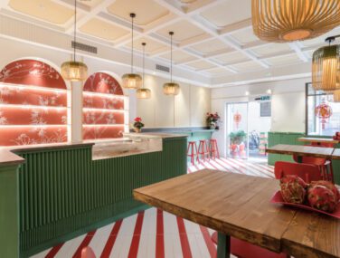 Collezione Winter Peach Blossom: Tessuto da Parato Dipinto a Mano • Misha 2024 04 10 17 03 11