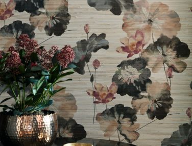 1838 2008 143 01 Water Lilies Bracken Grasscloth cameo 02