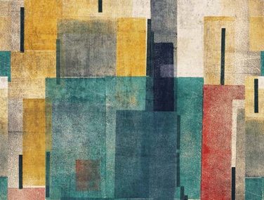 Magic Walls 296456 abstrakte Geometrie blau rot gelb klein