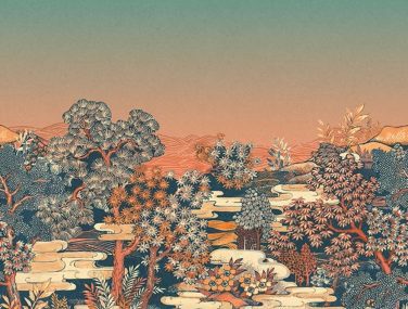 Magic Walls 296517 Zauberwald tA¼rkis orange klein