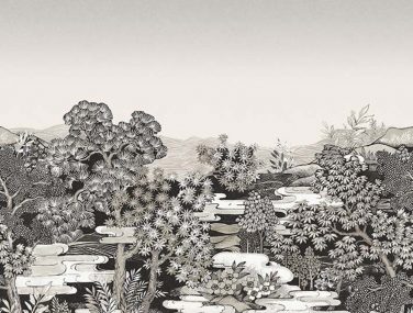 Magic Walls 296531 Zauberwald schwarz weiss klein