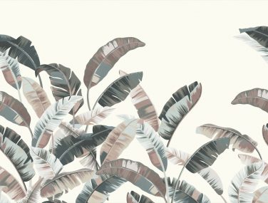 Magic Walls 485912 Off white smoky blue petrol taupe