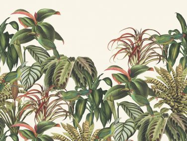 Magic Walls 561395 16857 Birds 300 x 300 off white green verkleind