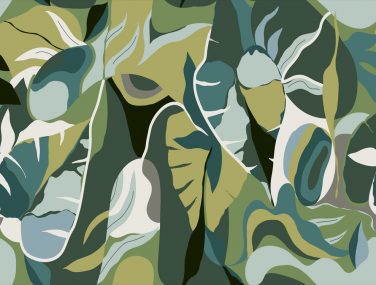 Magic Walls 688184 Panoramique Tropical Houses green 300x400 1