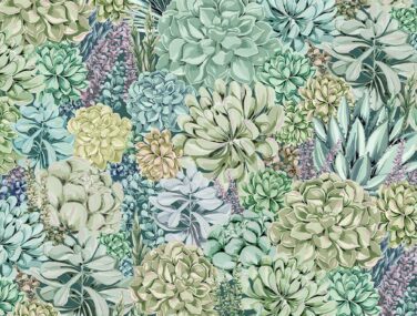 Alpine Landscape Green Multi Tile