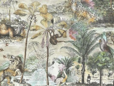 Animal Islands Bamboo Green Tile