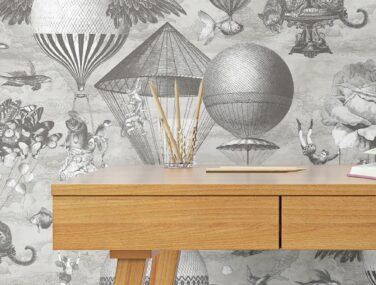 Curious Skies BlackWhite square close