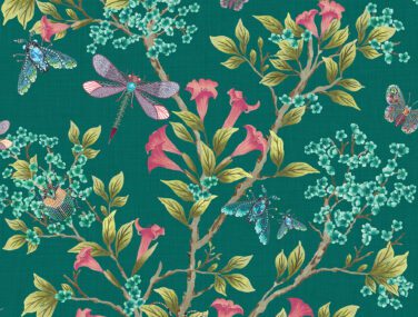 Jewel A Flutter Teal Coral