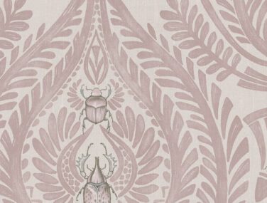 The Great Damask Dusky Pink 80x52 half drop