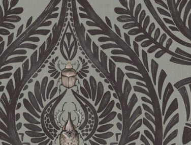 The Great Damask Raisin 80x52 half drop