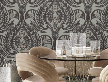 The Great Damask Raisin Square