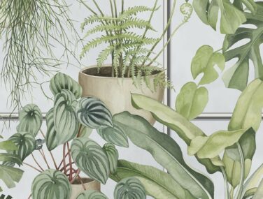 The Green House Sky Blue Tile