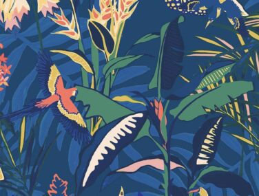 The Tropics Deep Blue Tile