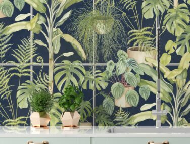 The Green House Midnight Blue square close