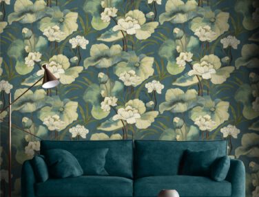 DE001735 Waterlily Petrol