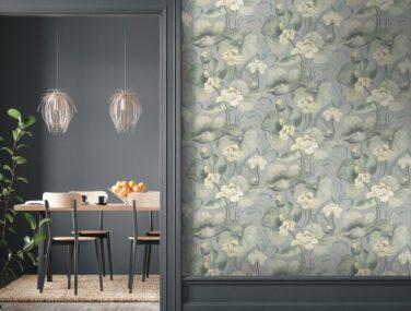 Home,Interior,,Modern,Dark,Dining,Room,Interior,,Black,Empty,Wall