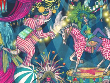 Funfair Denim & Cerise