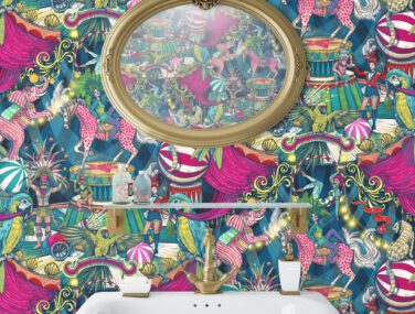 Mock,Up,Poster,Frame,In,Vintage,Hipster,Bathroom,,Interior,Background,