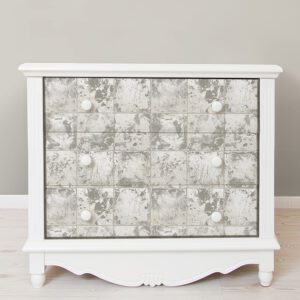 Silver Metal Sheet Peel and Stick Wallpaper