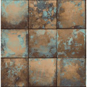 Copper Metal Sheet Peel and Stick Wallpaper