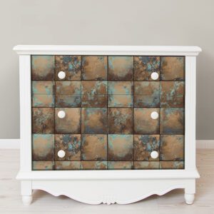 Copper Metal Sheet Peel and Stick Wallpaper