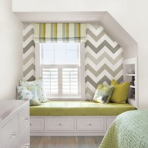 Taupe Zig Zag Peel & Stick Wallpaper