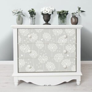 Dandelion Grey Peel & Stick Wallpaper