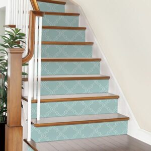 Slate Blue Quatrefoil Peel & Stick Wallpaper