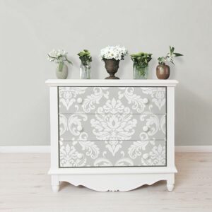 Ariel Grey Peel & Stick Wallpaper