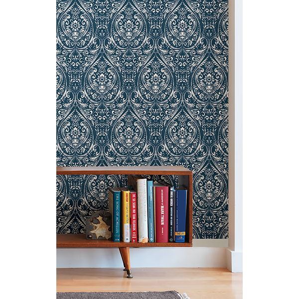 0019403 bohemian damask indigo peel and stick wallpaper.jpeg