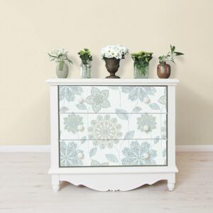 Gypsy Floral Blue/Green Peel & Stick Wallpaper