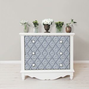 Arrowhead Deep Blue Peel & Stick Wallpaper